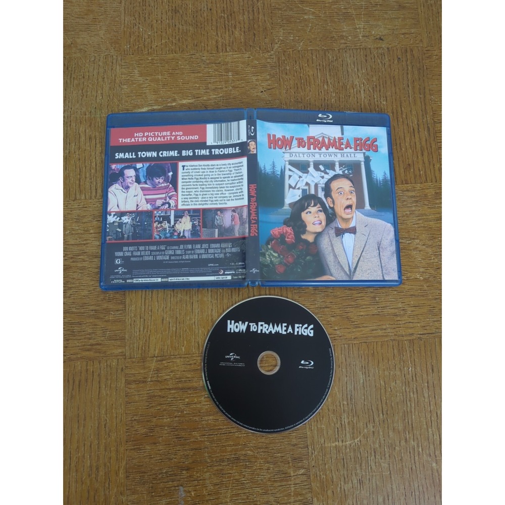 How to Frame a‎ Figg 1971 -Blu-ray- Don Knotts - Tested